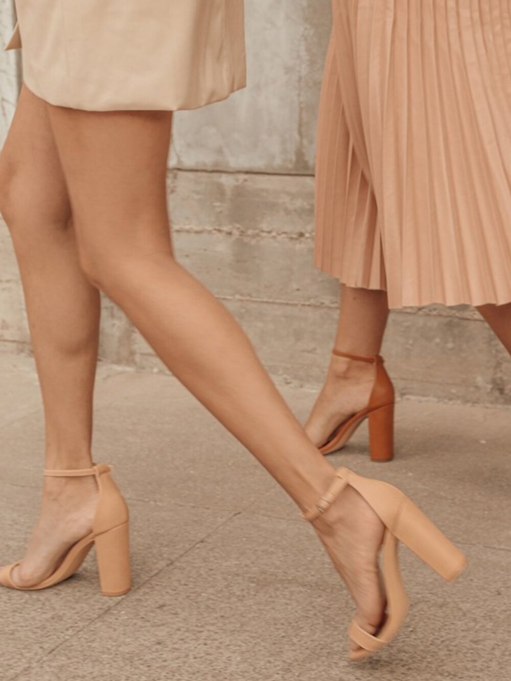 Lulus Taylor Naked Hazelnut Ankle Strap Heels Beige - Size 6